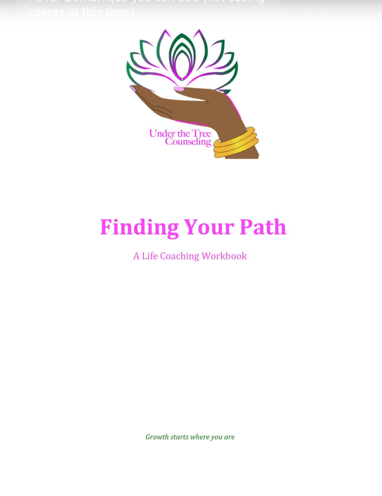 Finding Your Path
